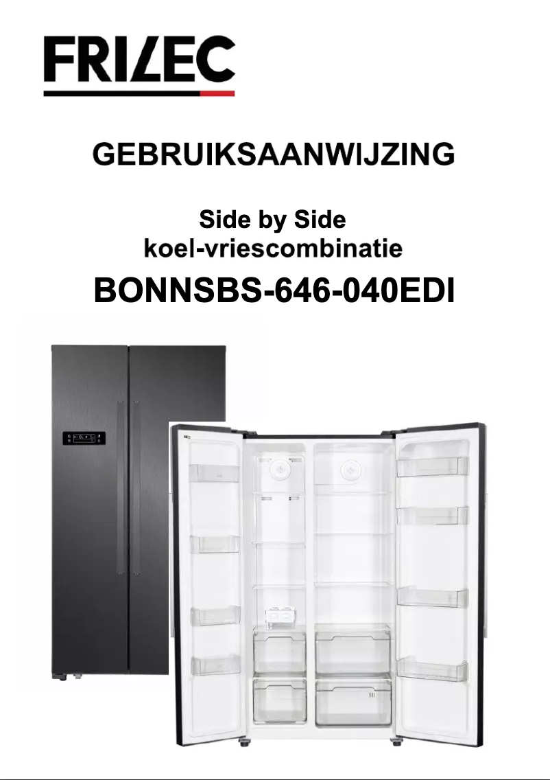 Image de la première page du manuel de l'appareil BONNSBS-646-040EDI