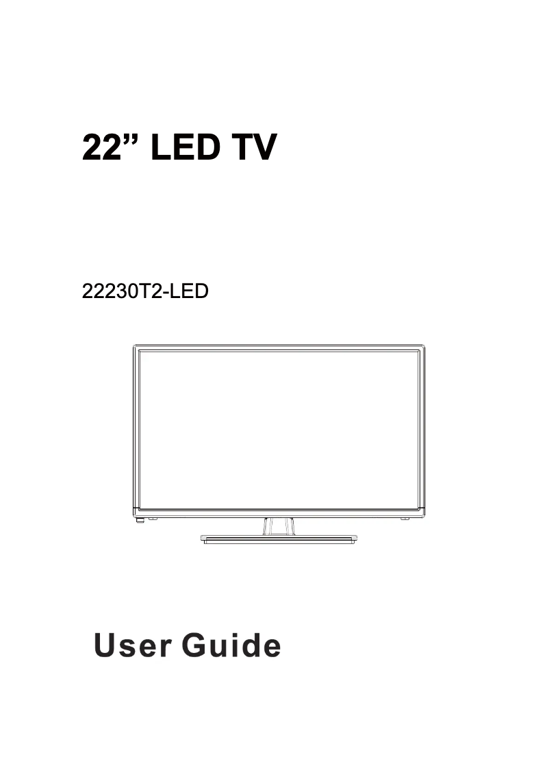 Page n°1 - Manuel utilisateur Cello 22230T2-LED