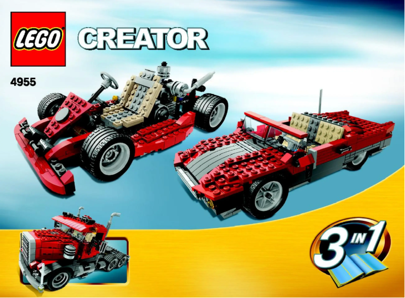 Page 1 de la notice Manuel utilisateur Lego Creator 4955