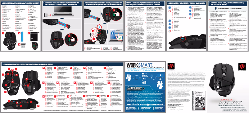 Page n°1 - Manuel utilisateur Mad Catz R.A.T. Office