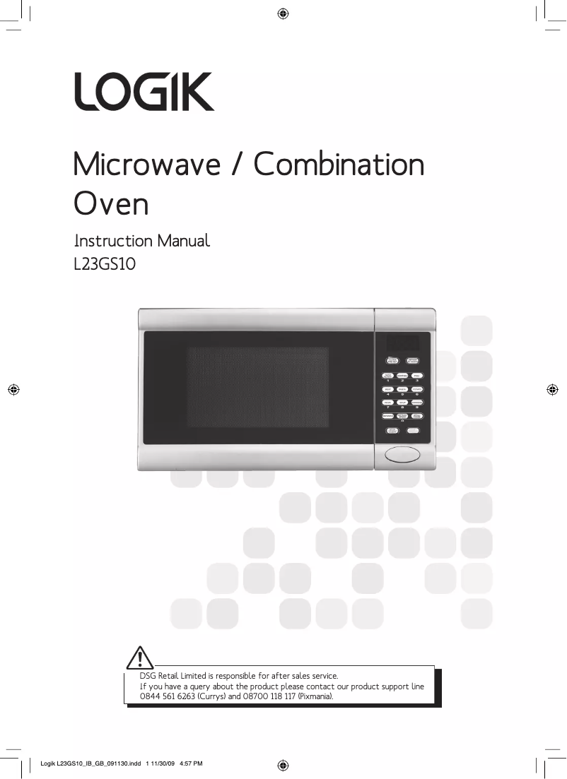 Imagen de la primera página del manual del dispositivo L23GS10