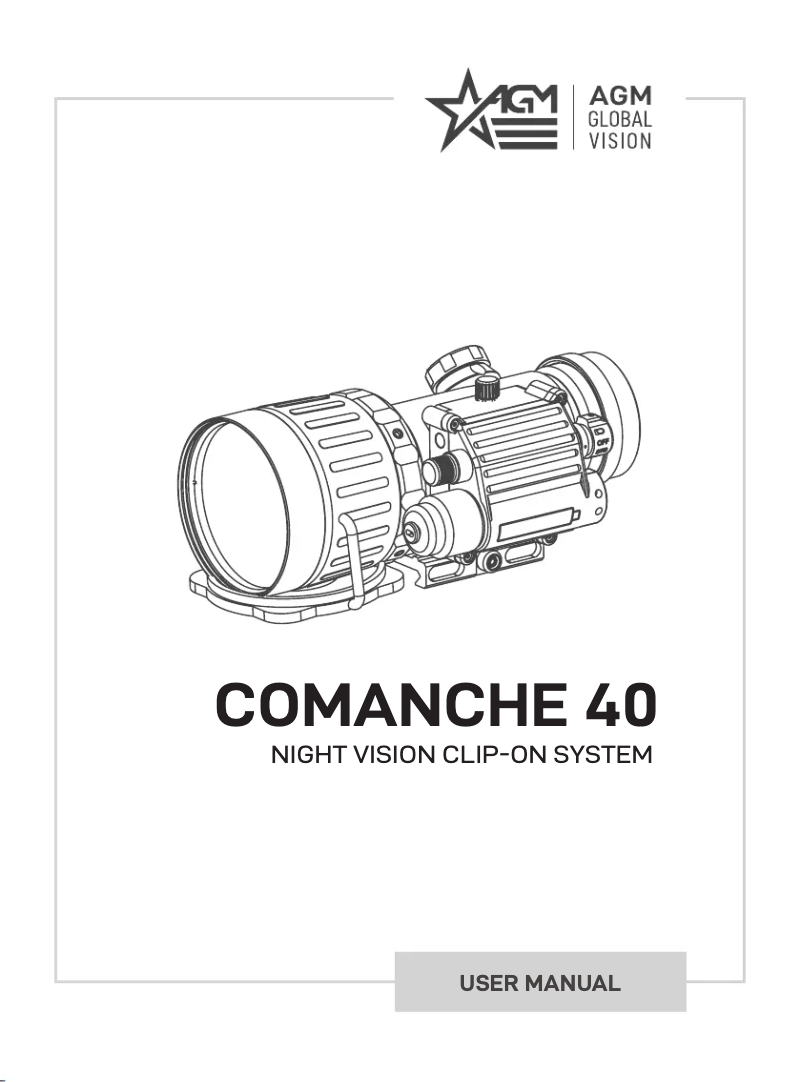 Image de la première page du manuel de l'appareil Comanche-40