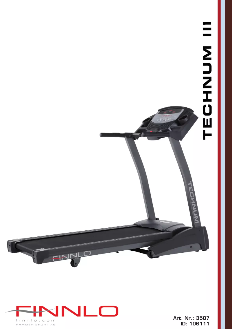 Page 1 de la notice Manuel utilisateur Finnlo 3507 Technum III