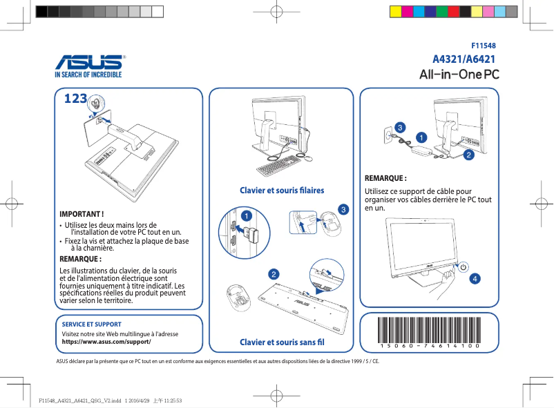 Page n°1 - Manuel utilisateur Asus A4321GKB
