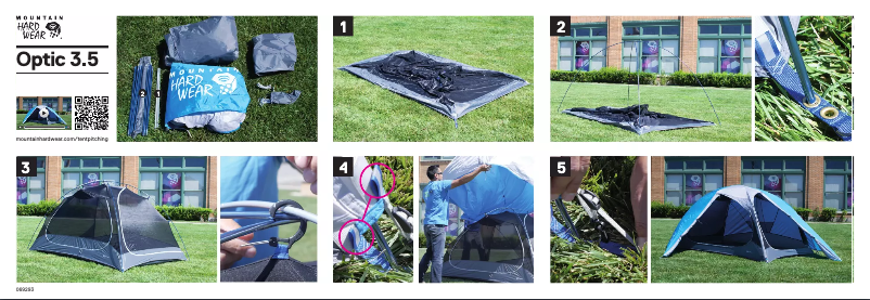 Page 1 of the manual User Manual Mountain Hardwear Optic 3.5