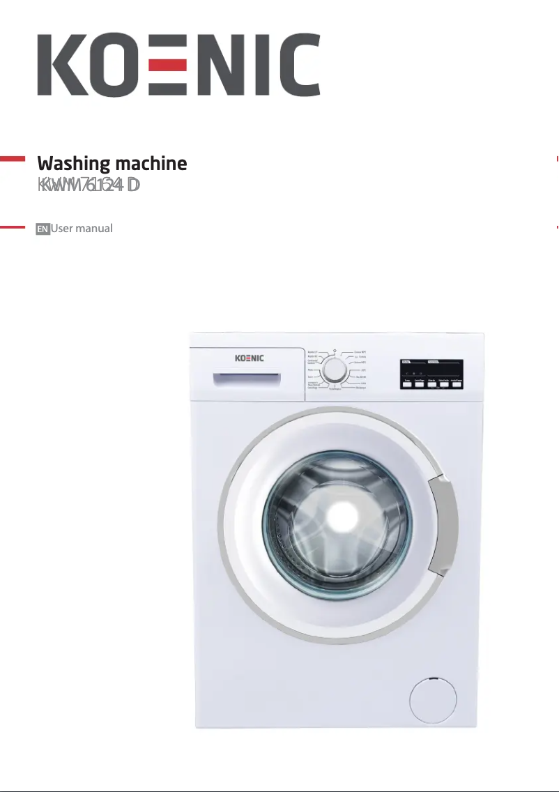 Image de la première page du manuel de l'appareil KWM 6124 D