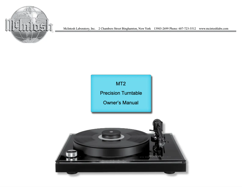 Image de la première page du manuel de l'appareil MT2