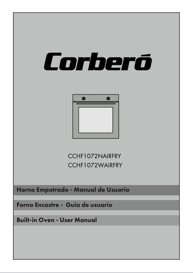 Page 1 de la notice Manuel utilisateur Corbero CCHF1072NAIRFRY