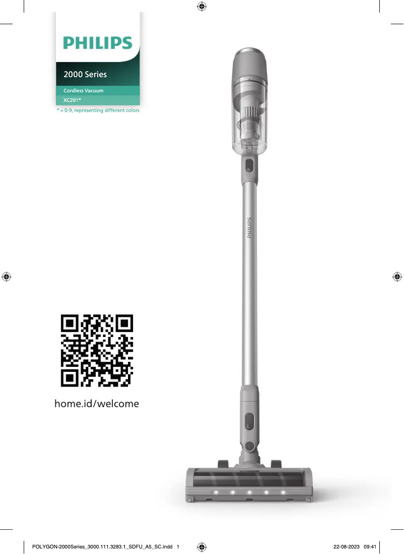 Page 1 de la notice Manuel utilisateur Philips 2000 Series XC2012