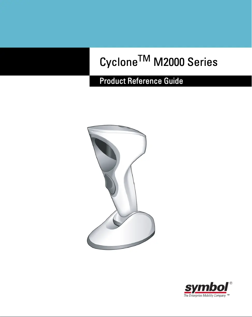 Page n°1 - Manuel utilisateur Zebra Cyclone M2005