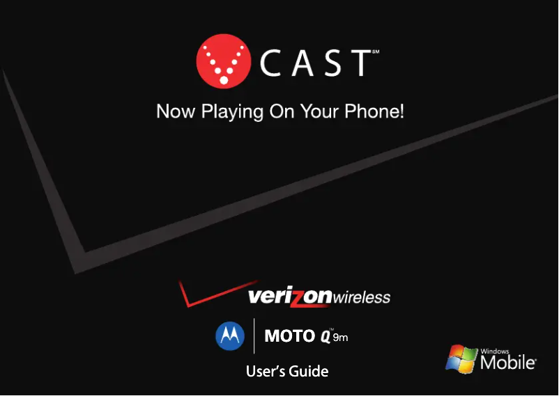Page 1 de la notice Manuel utilisateur Motorola Q9m