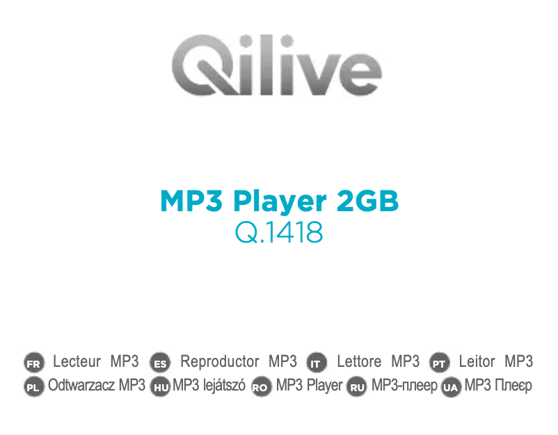 Imagen de la primera página del manual del dispositivo Q.1418