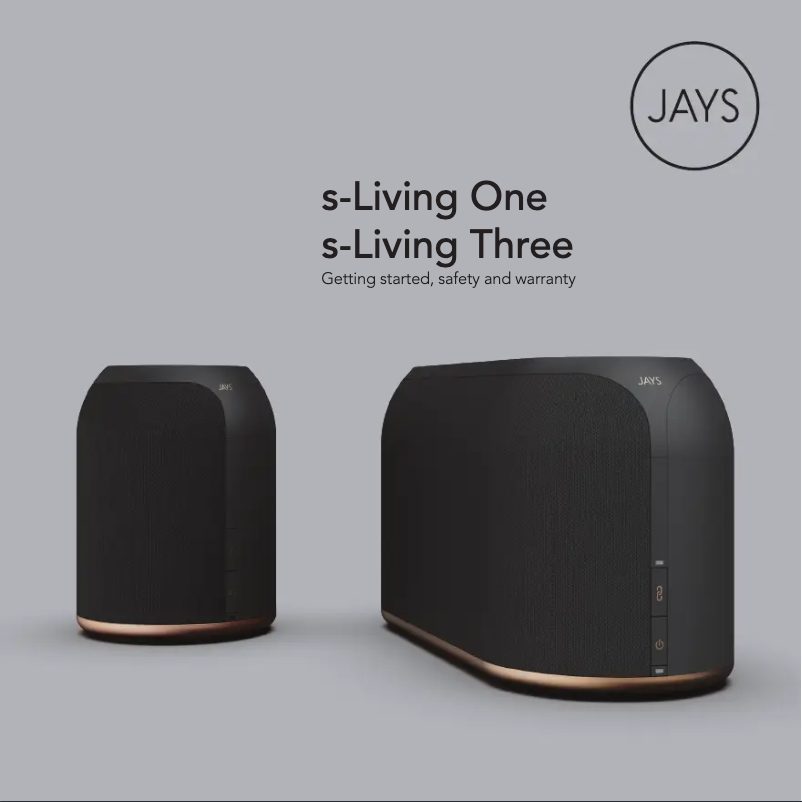 Image de la première page du manuel de l'appareil s-Living Three