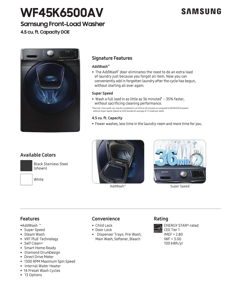 Image de la première page du manuel de l'appareil WF6500