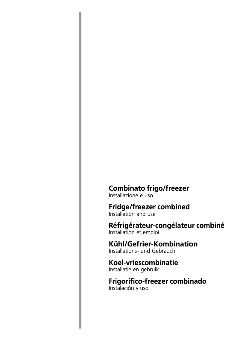 Page 1 de la notice Manuel utilisateur Smeg CR 330 SE