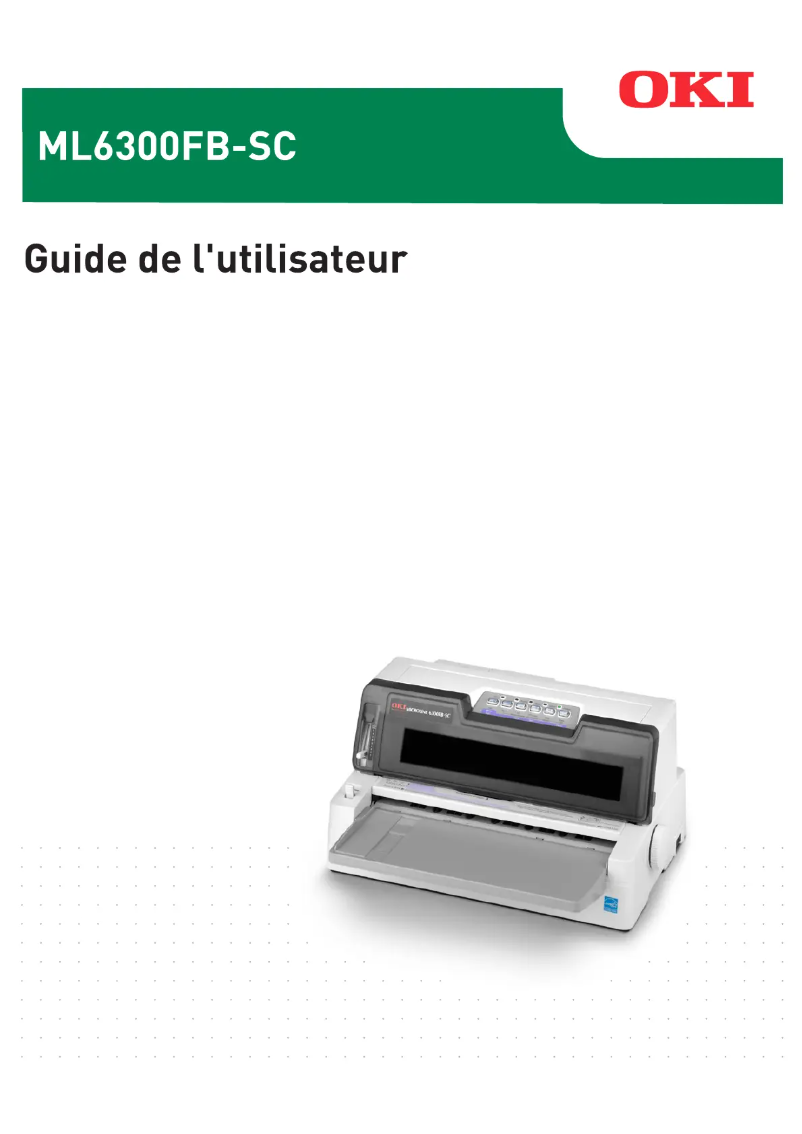 First page image of the manual for ML6300FB SC