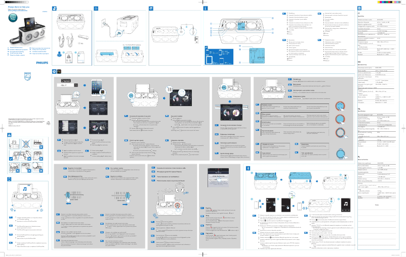 Page n°1 - Manuel utilisateur Philips DS8900 - M1X-DJ