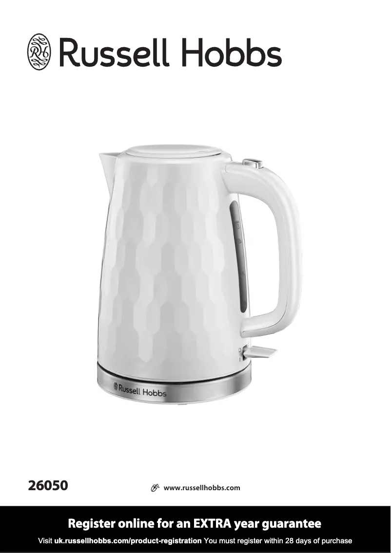 Página 1 del manual Manual de usuario Russell Hobbs Honeycomb 26050