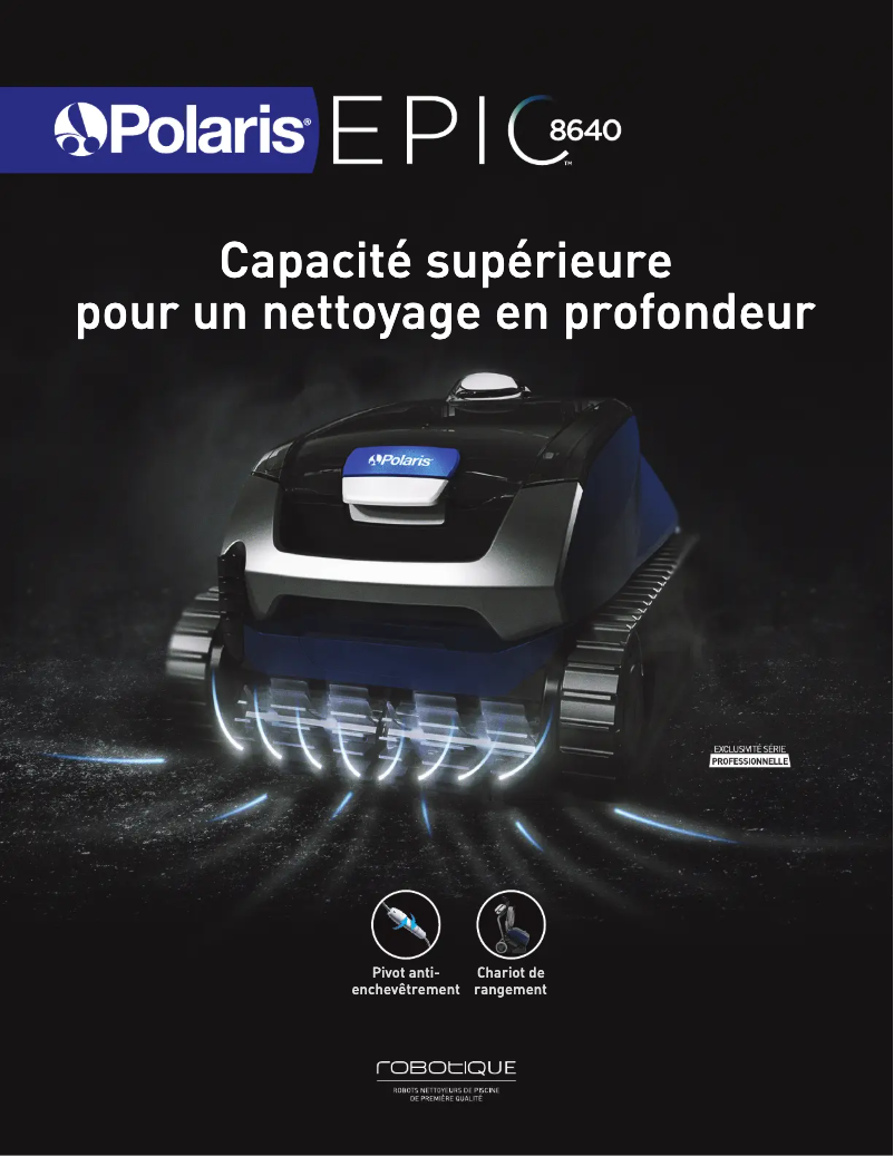 Page 1 de la notice Brochure Polaris EPIC 8640