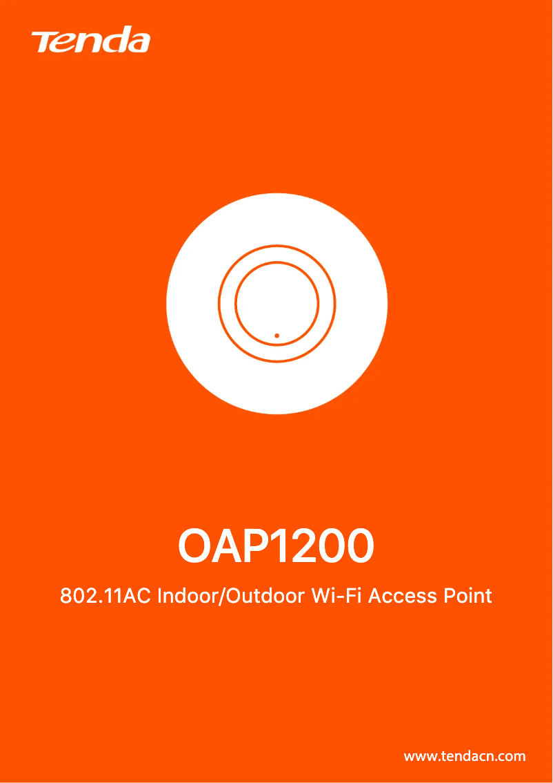 Page n°1 - Fiche technique Tenda OAP1200