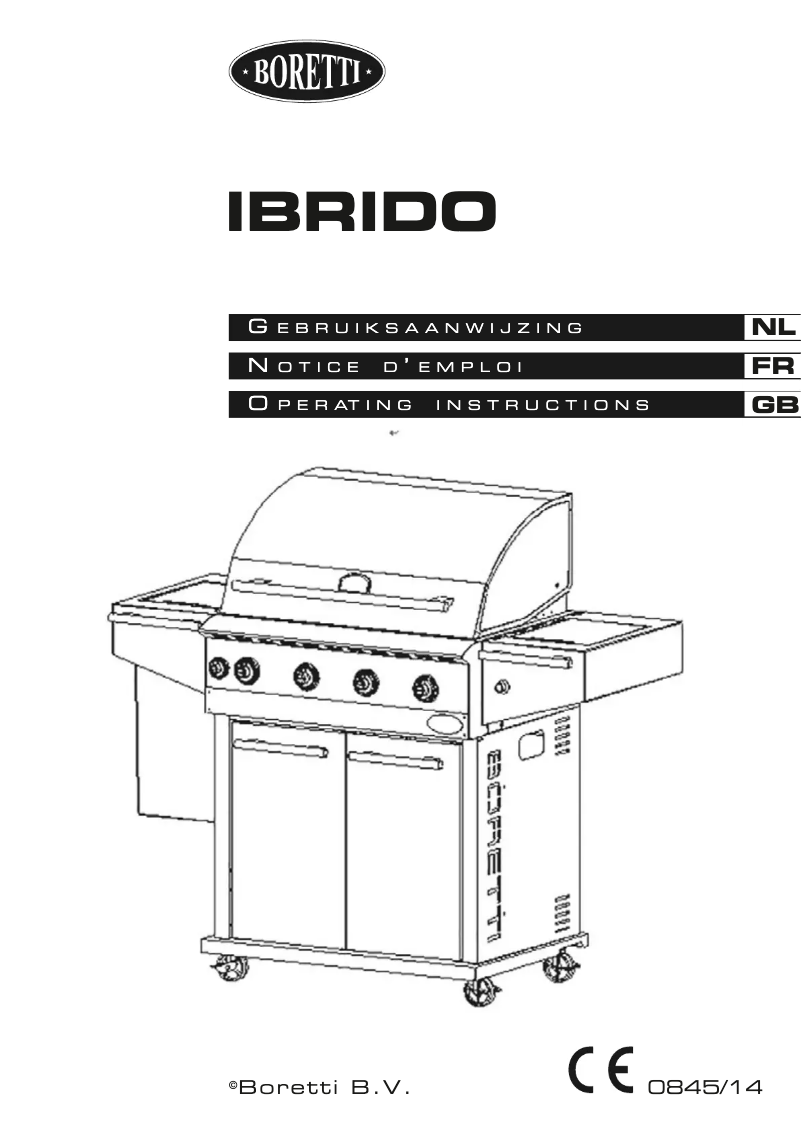Page 1 de la notice Manuel utilisateur Boretti Ibrido Top