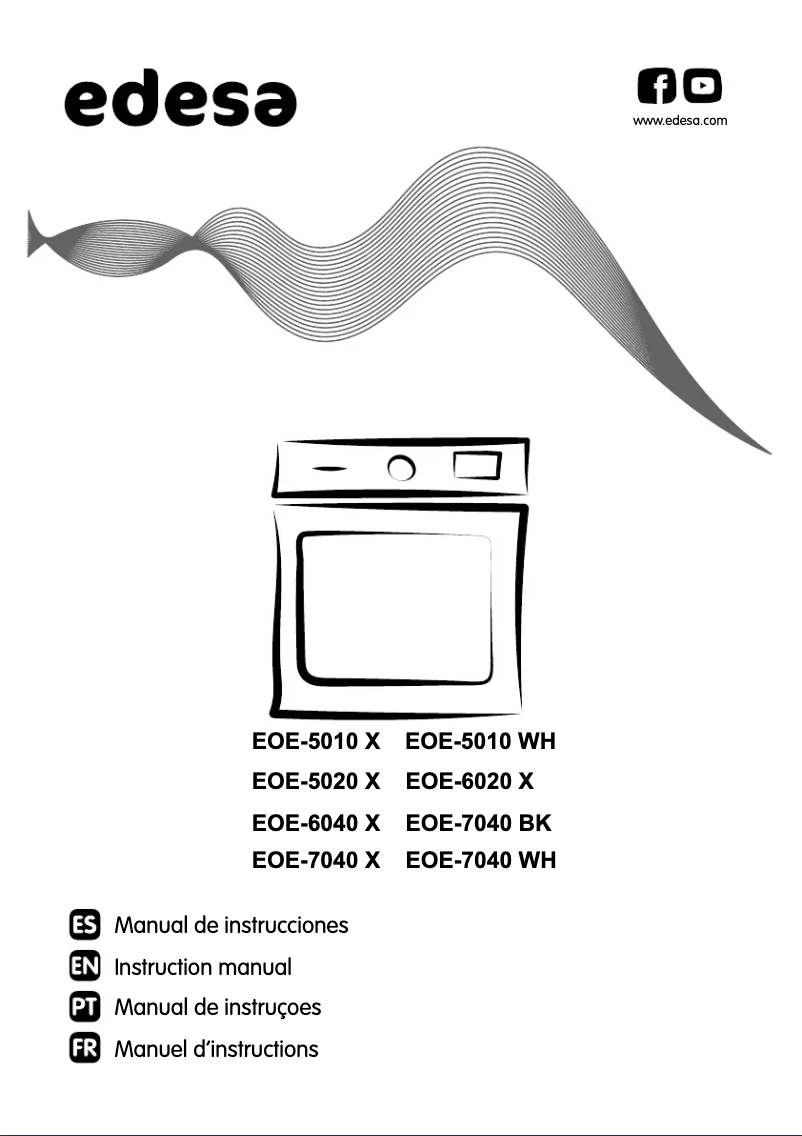 Page n°1 - Manuel utilisateur Edesa EOE-5010 WH