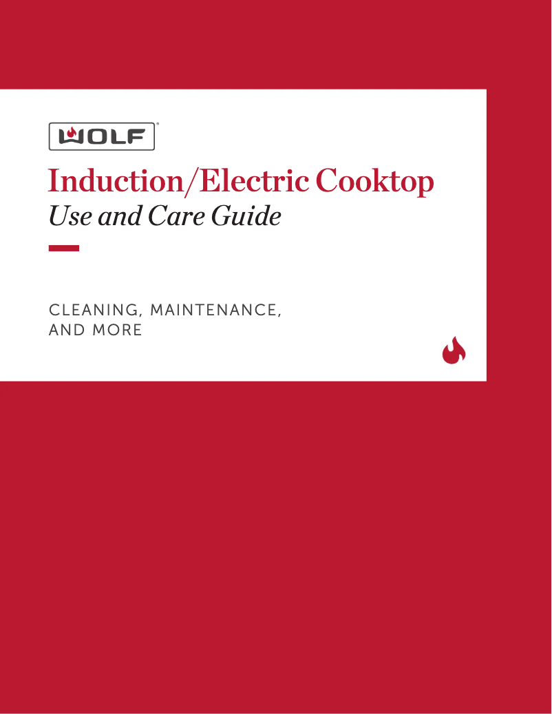 Page 1 de la notice Manuel d'utilisation et d'entretien Wolf CE304TS