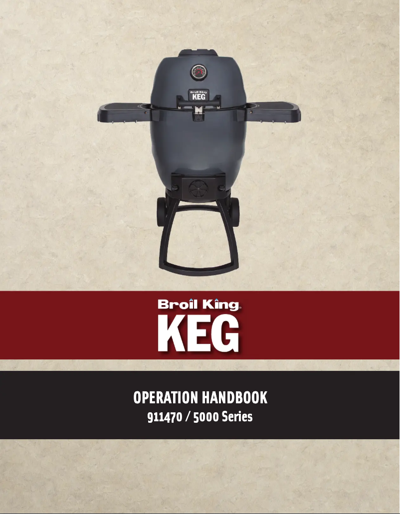 Page 1 de la notice Manuel utilisateur Broil King 911470