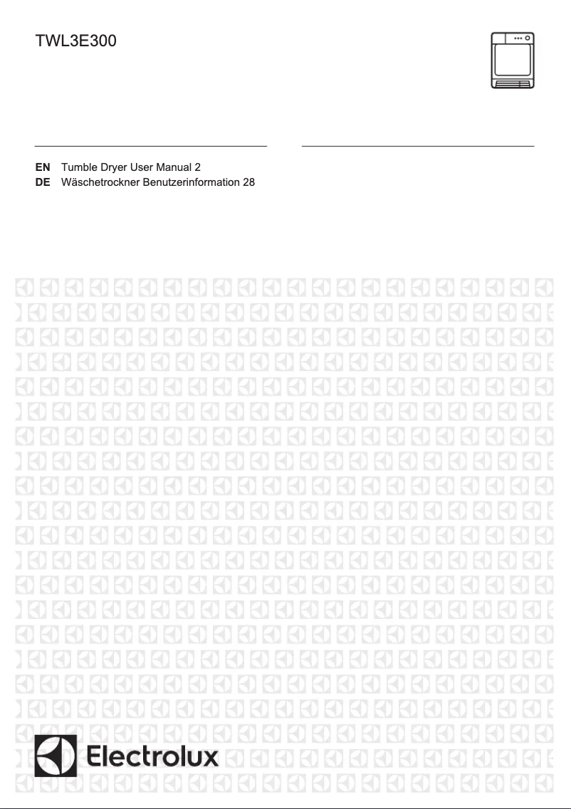 Image de la première page du manuel de l'appareil TWL3E300