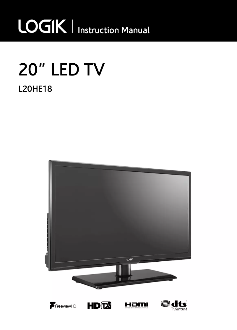 Page 1 de la notice Manuel utilisateur Logik L20HE18