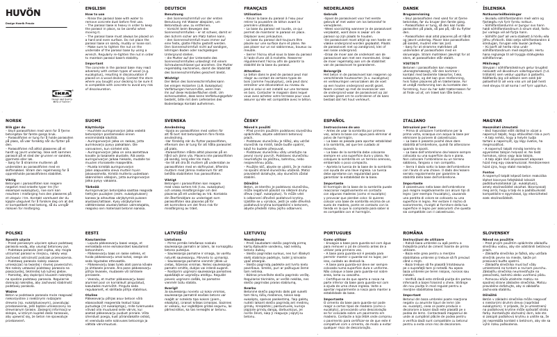 Page 1 de la notice Manuel utilisateur Ikea KUGGÖ