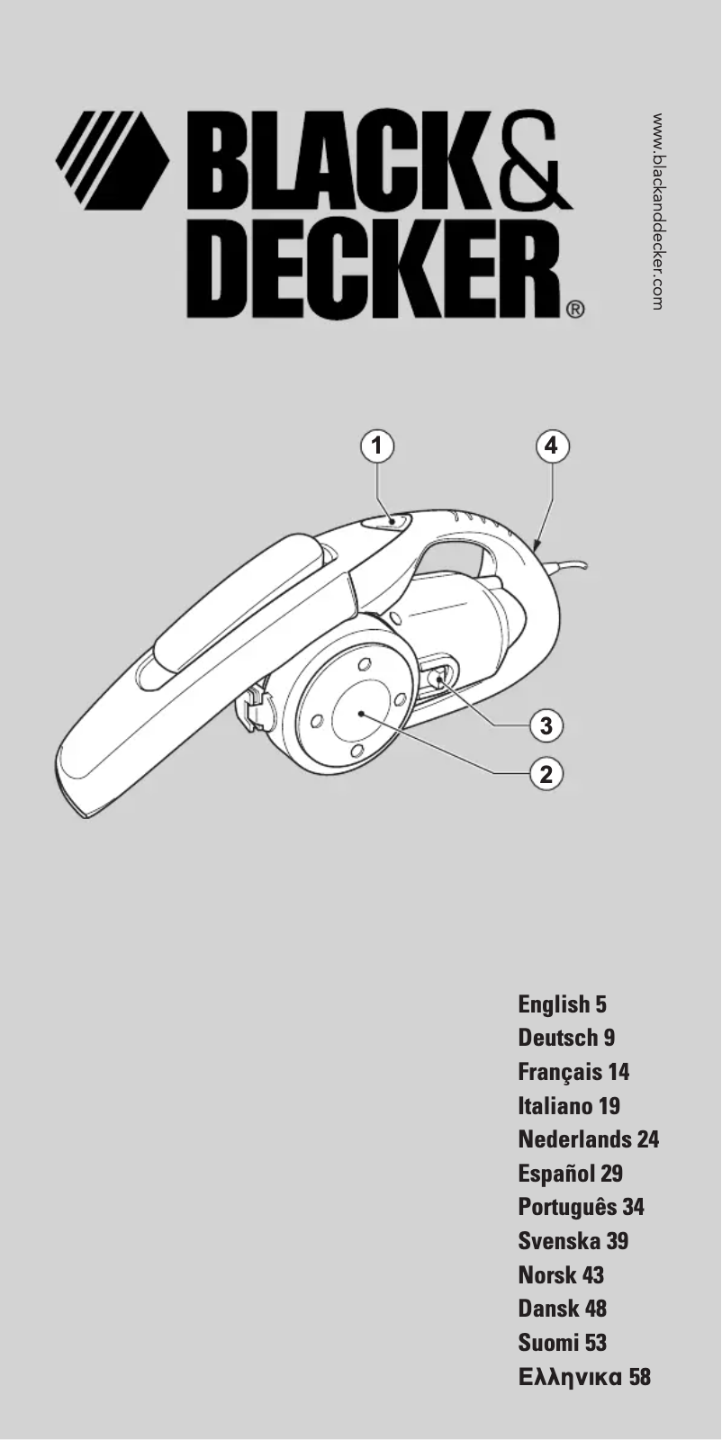 Image de la première page du manuel de l'appareil VH900