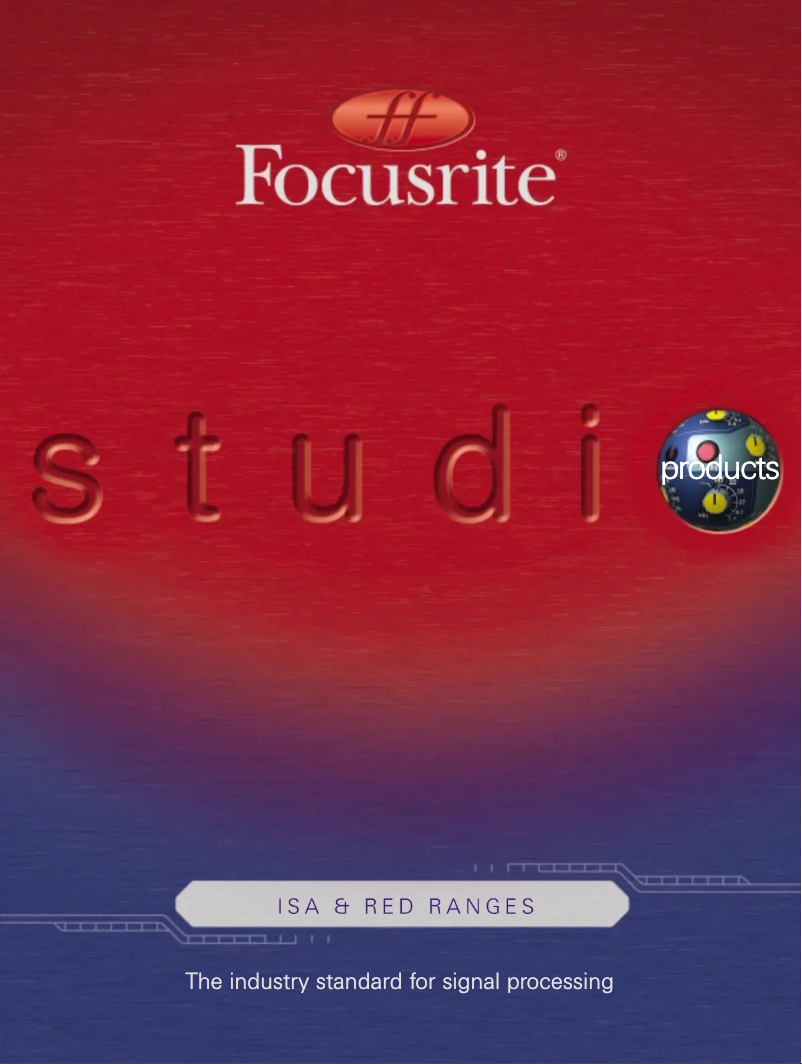 Image de la première page du manuel de l'appareil Red 2 Dual EQ