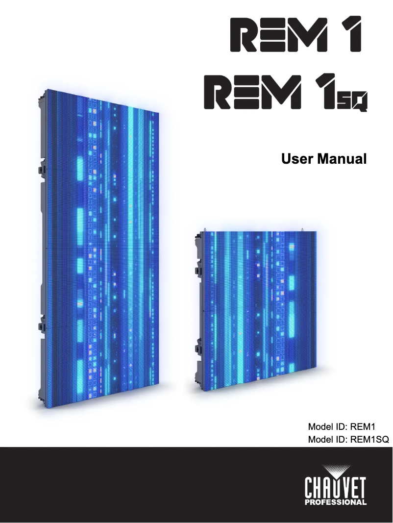 Página 1 del manual Manual de usuario Chauvet REM1