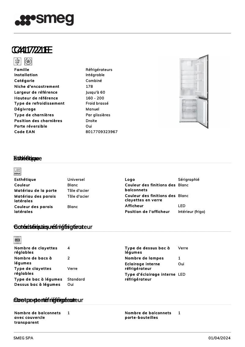 Image de la première page du manuel de l'appareil C41721E