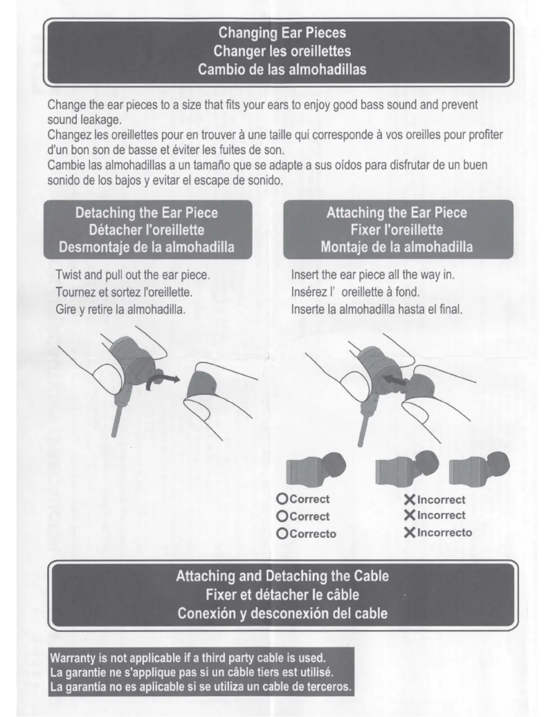 Page 1 de la notice Manuel utilisateur JVC HA-FW1800