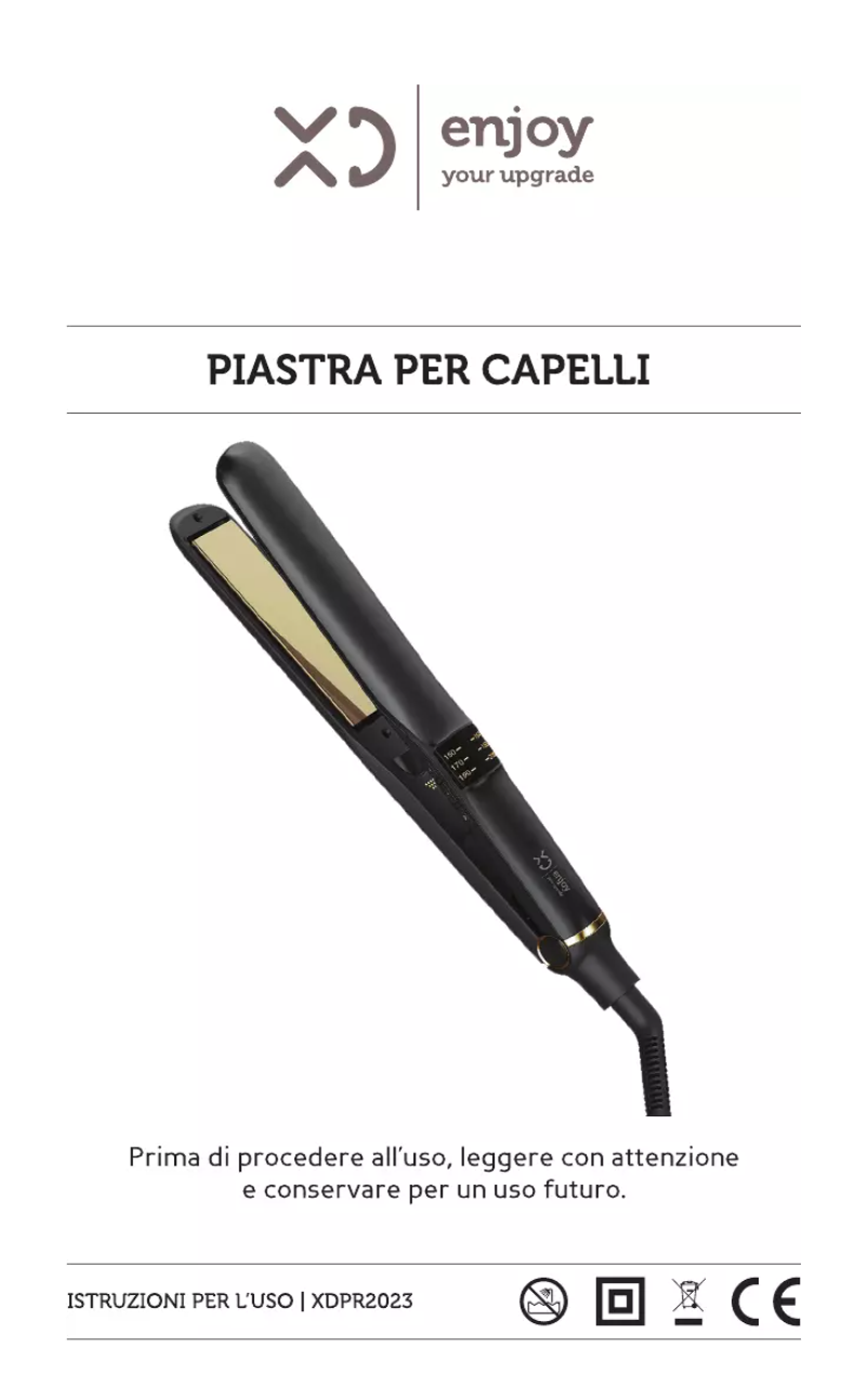 Page 1 de la notice Manuel utilisateur XD PR2023