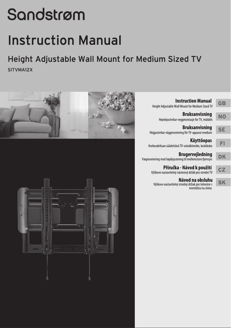 Page 1 de la notice Manuel utilisateur Sandstrøm SITVMA12X