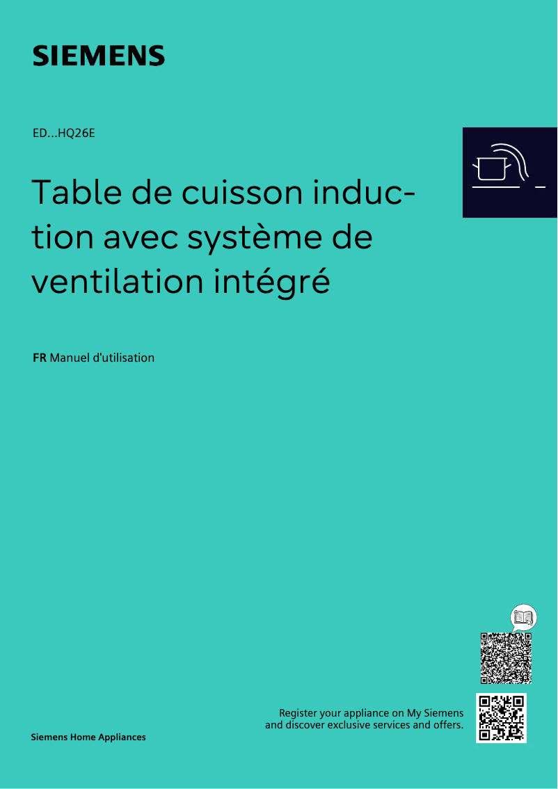 Page 1 de la notice Manuel utilisateur Siemens ED677HQ26E