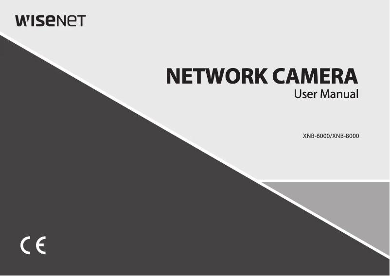 Page 1 de la notice Manuel utilisateur Samsung XNB-8000