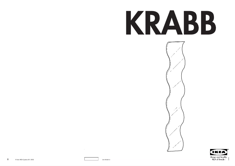 Image de la première page du manuel de l'appareil KRABB