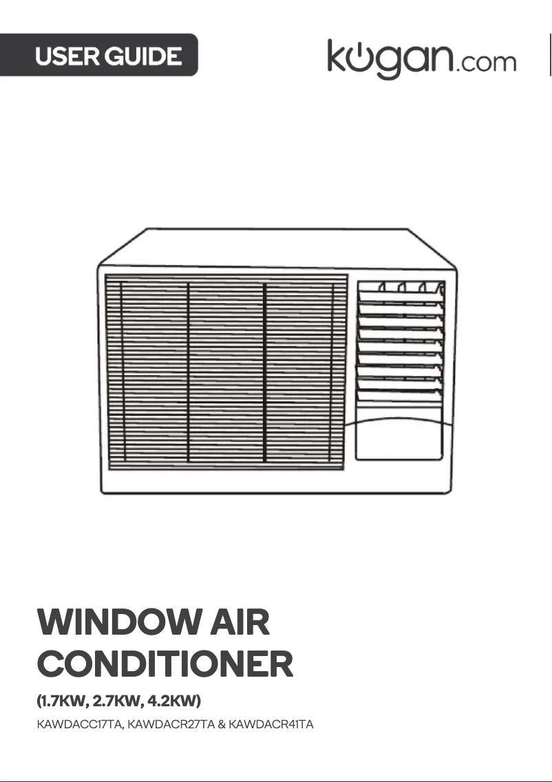 Page 1 of the manual User Manual Kogan KAWDACC17TA