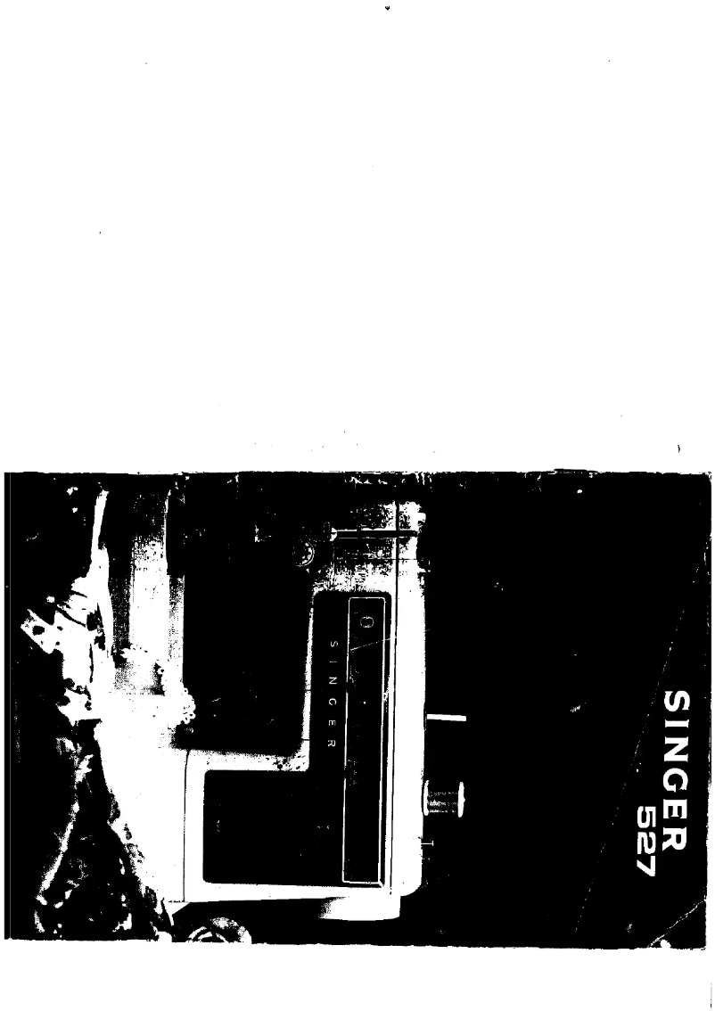 Page 1 of the manual User Manual Singer 527