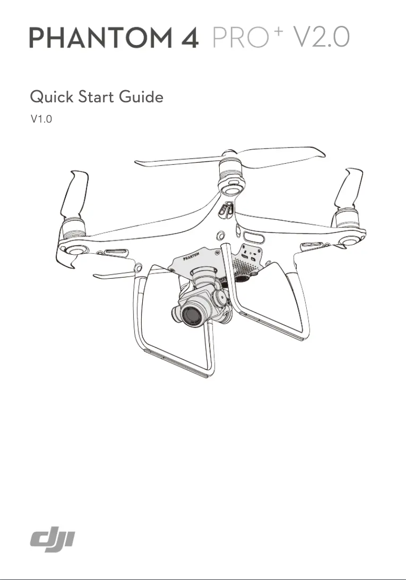 Page n°1 - Guide de démarrage rapide DJI Phantom 4 Pro