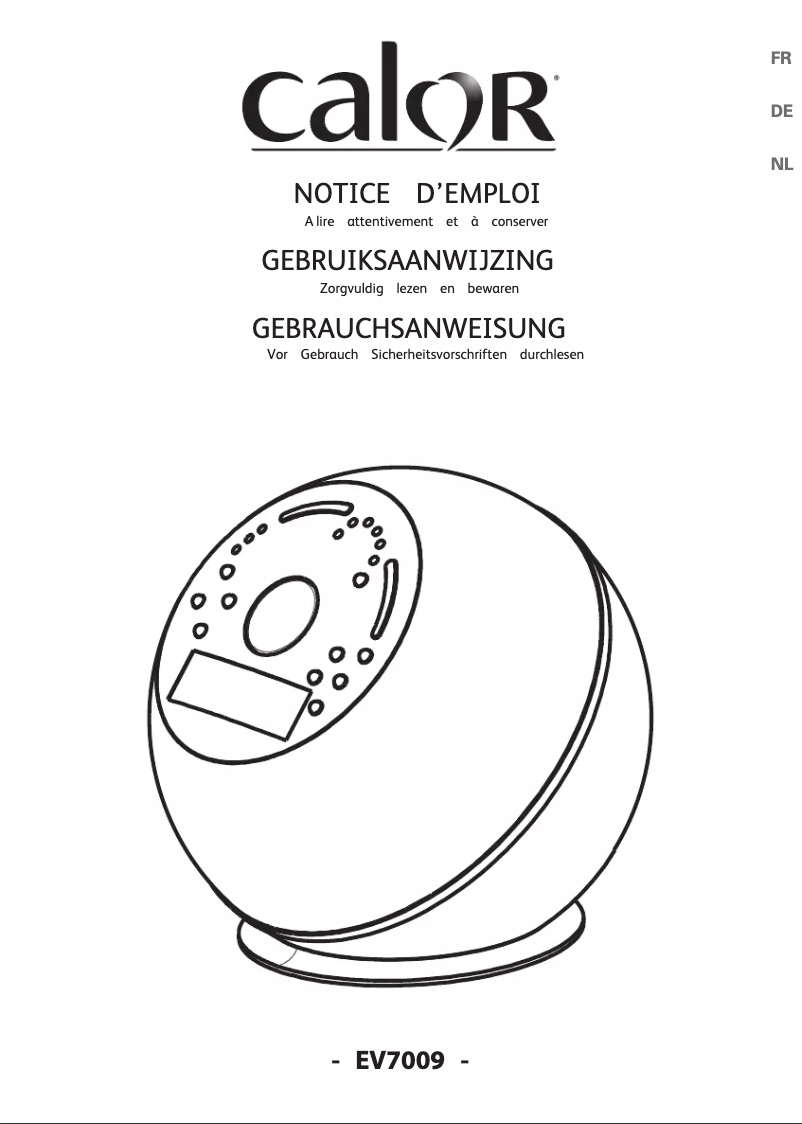 Image de la première page du manuel de l'appareil EV7009