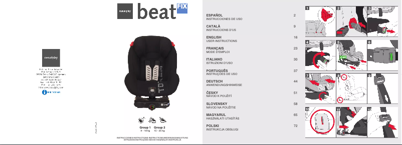 Page 1 de la notice Manuel utilisateur Casualplay Beat Fix