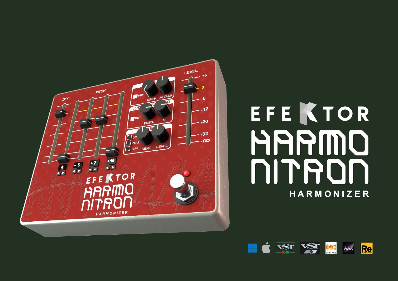 Page n°1 - Manuel utilisateur Kuassa Efektor Harmo Nitron