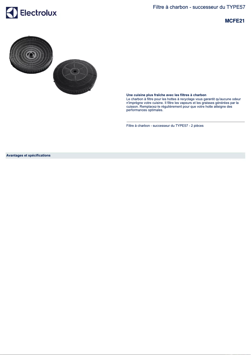 Página 1 del manual Manual de usuario AEG MCFE21