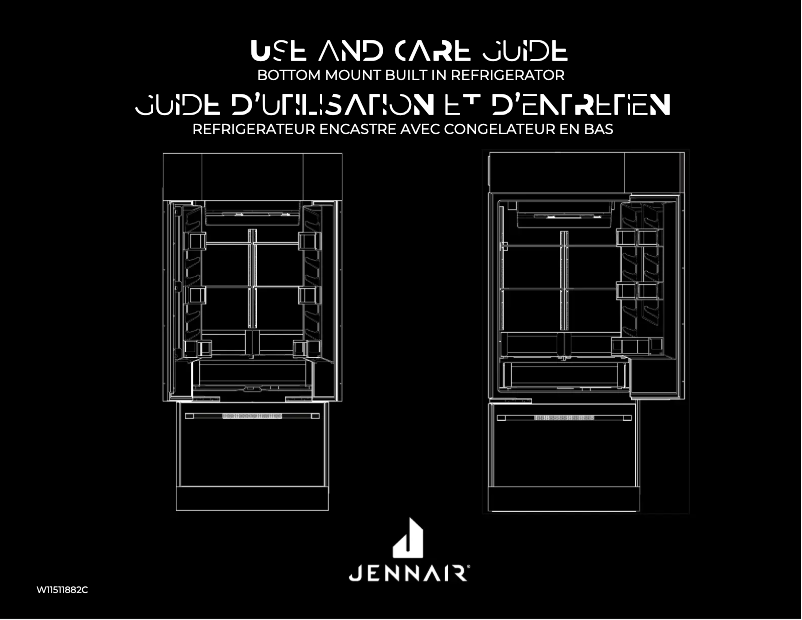 Page 1 de la notice Manuel utilisateur JennAir JB36NXFXLE