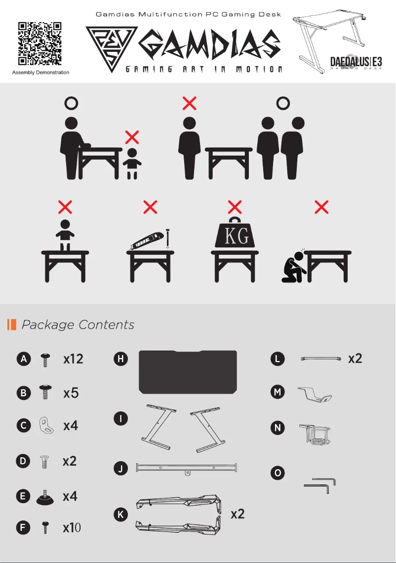 Image de la première page du manuel de l'appareil Daedalus E3